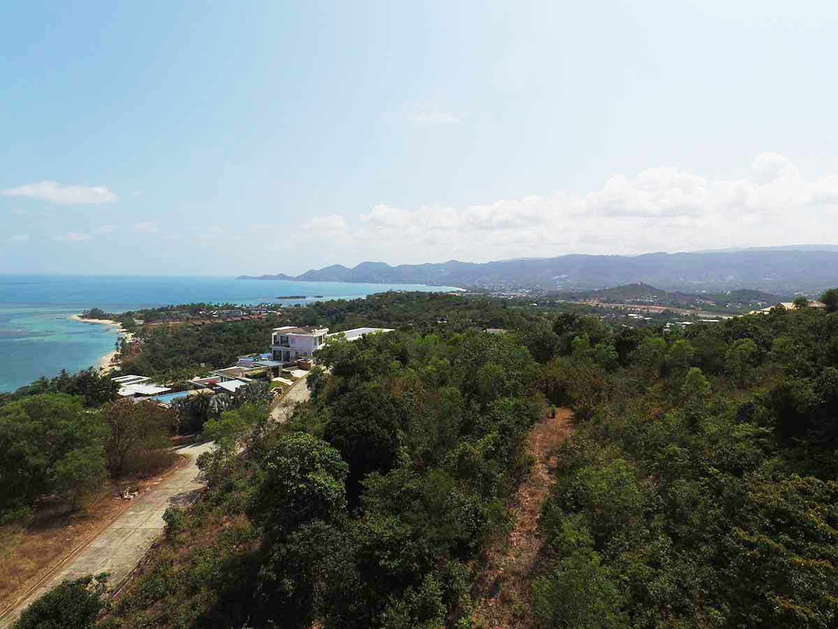 Prime Sea View land For Sale Between Chaweng And Choeng Mon (Thai-Real.com)