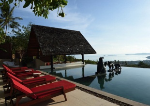 luxury real estate, luxury living, gated estate, sea view, panacea retreat, koh samui, for sale